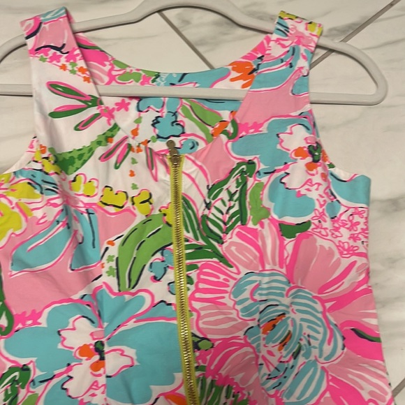 Lilly Pulitzer Target Nosey Posey Floral Shift Dress Size 6 20th Ann. NWOT - Picture 2 of 3